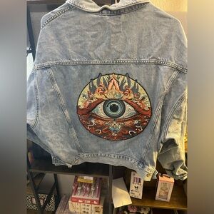 Denim Pinkie Light Wash Denim Jacket